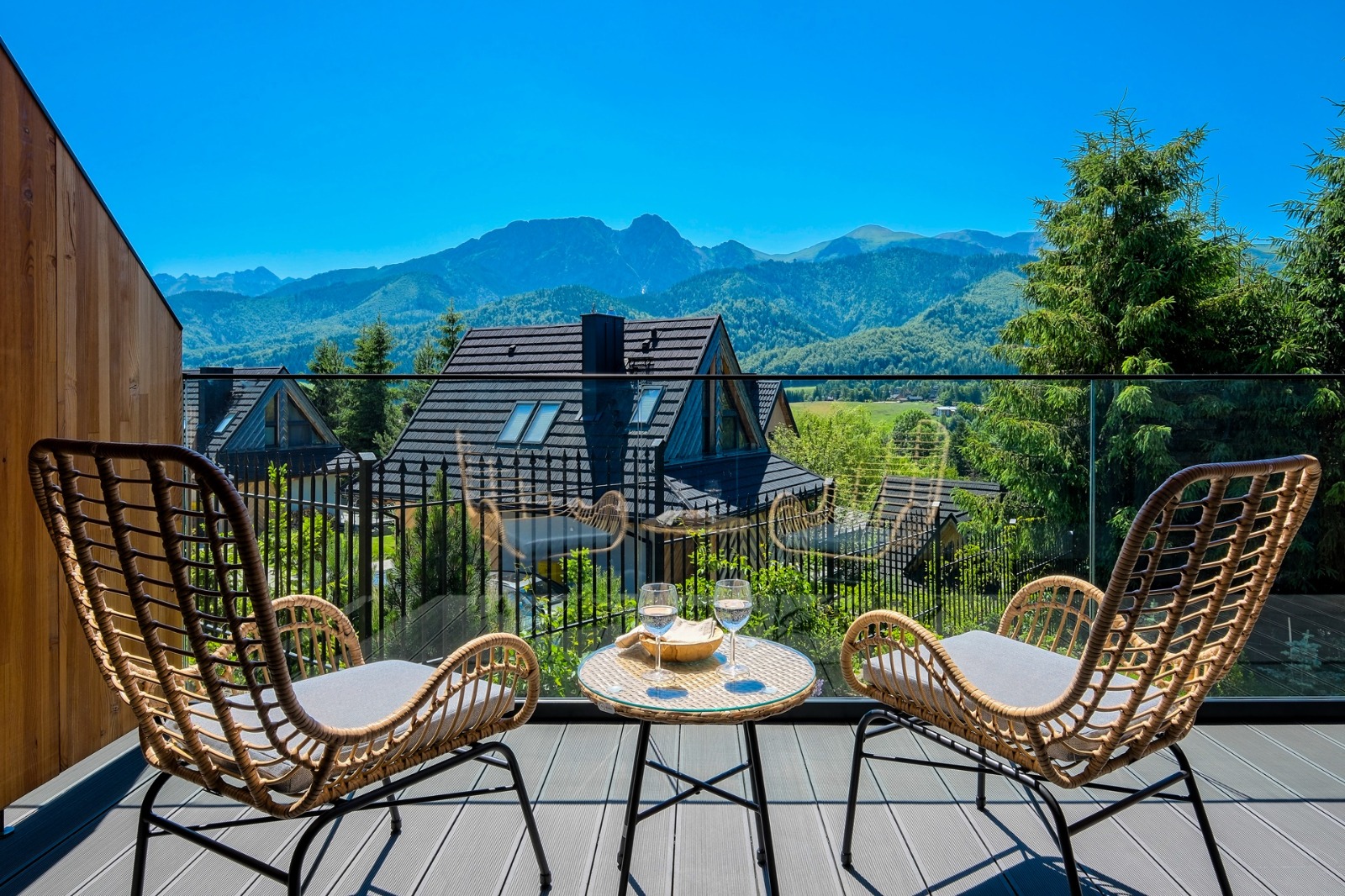 Taras z widokiem na Tatry